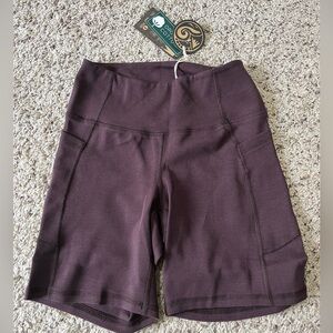 PlantTec™ Organic Shorts | Espresso happy earth XS